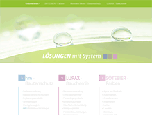 Tablet Screenshot of hm-bautenschutz.de